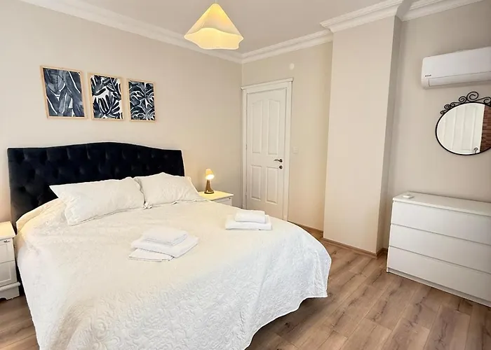 Seaview 2br 2ba In Lara Cliffs Antalya