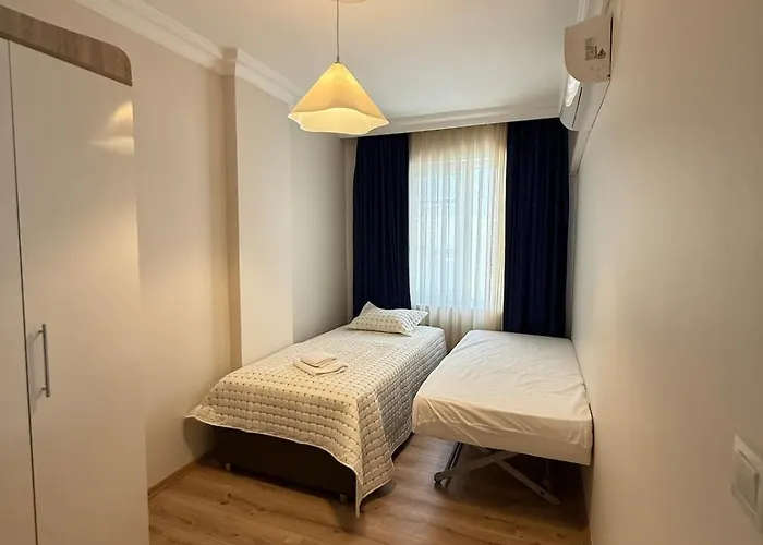 Seaview 2br 2ba In Lara Cliffs Lejlighed Antalya